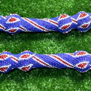 جوز خرز حيايا قصير ازرق