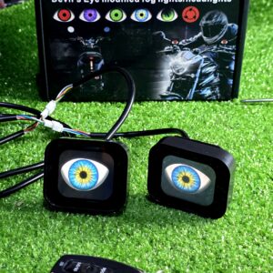 بصاص عيون ليد متحرك مربعه