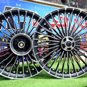 طقم جنط رنج اسود دسكين