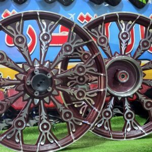 طقم جنط ملكي دسكين خمري