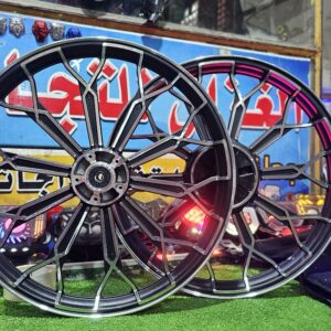 طقم جنط عنكبوت اسود